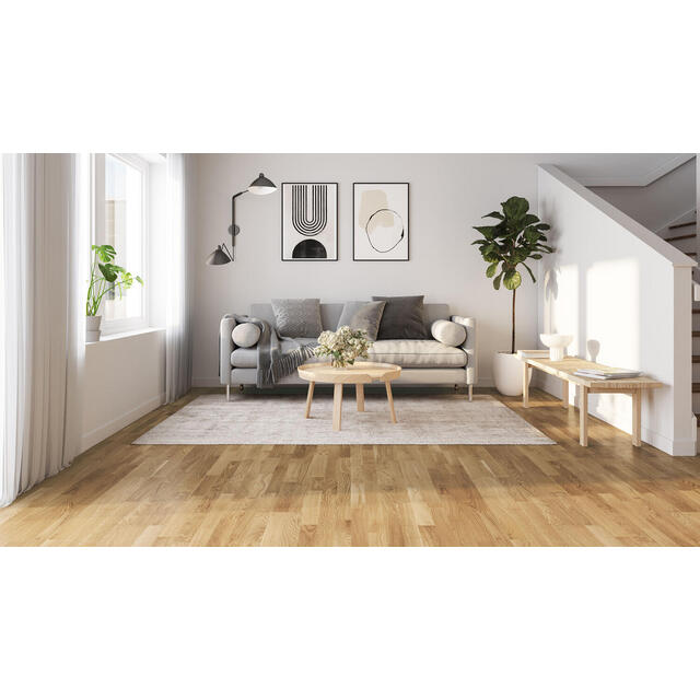 PARKETTGOLV PURE OAK 3-S 13PL 2,66M2/PKT LACK
